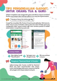 Image of Tips Pengendalian Gadget Untuk Orang Tua & Guru